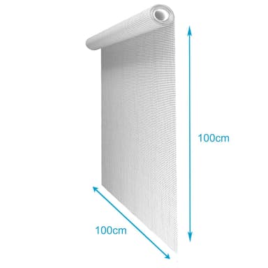 Fluenett Insektnett Vindusdør Glassfiber 100 cm (hvit)