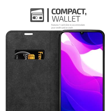 Xiaomi Mi 10 LITE lommebokdeksel case (svart)
