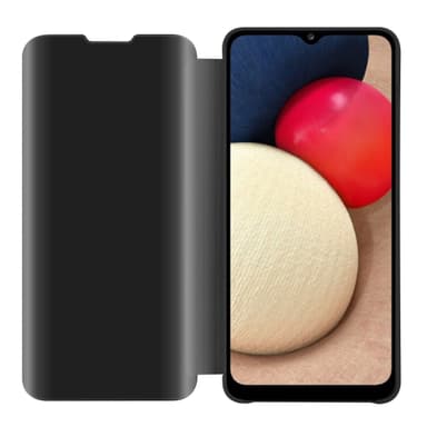 Samsung Galaxy A02s lommebokdeksel etui (svart)
