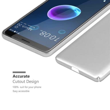 Deksel HTC Desire 12 Case Cover (sølv)