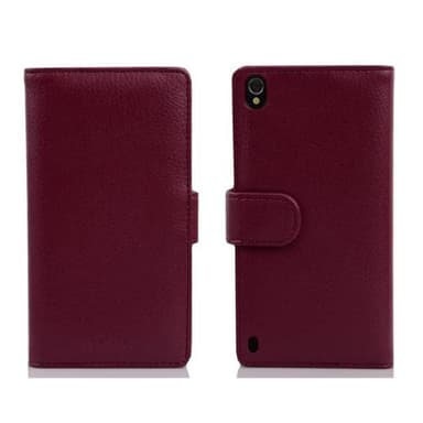 Huawei ASCEND P7 lommebokdeksel case (lilla)