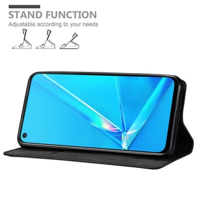 Oppo A92 lommebokdeksel case (svart)