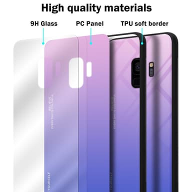 Deksel Samsung Galaxy S9 Case Cover (svart)