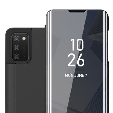 Samsung Galaxy A02s lommebokdeksel etui (svart)