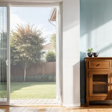 Fluenett Insektnett Vindusdør Glassfiber 100 cm (hvit)
