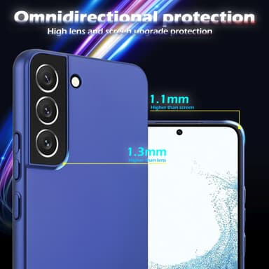 Deksel Samsung Galaxy S22 PLUS Case Cover (blå)