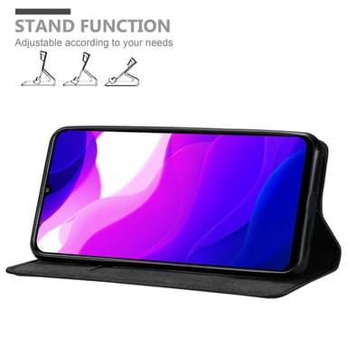 Xiaomi Mi 10 LITE lommebokdeksel case (svart)