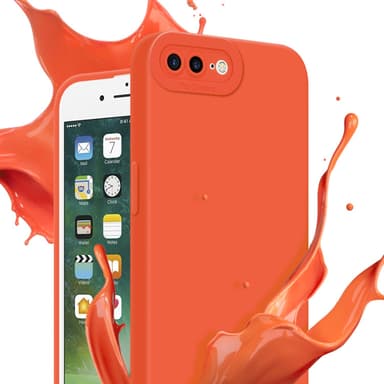 iPhone 7 PLUS / 7S PLUS / 8 PLUS Deksel case (oransje)