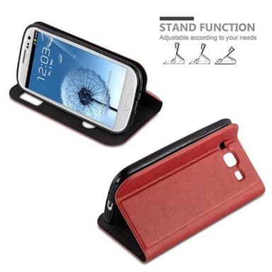 Samsung Galaxy S3 / S3 NEO lommebokdeksel cover (rød)