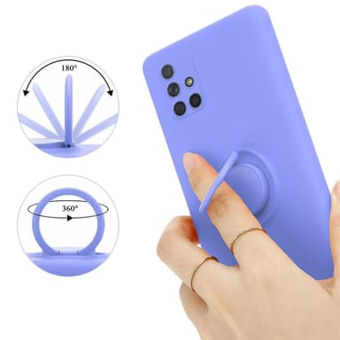 Deksel Samsung Galaxy A51 4G / M40s Ring Case (lilla)