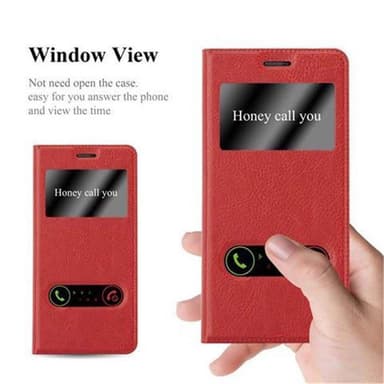 Nokia 5 2017 lommebokdeksel cover (rød)