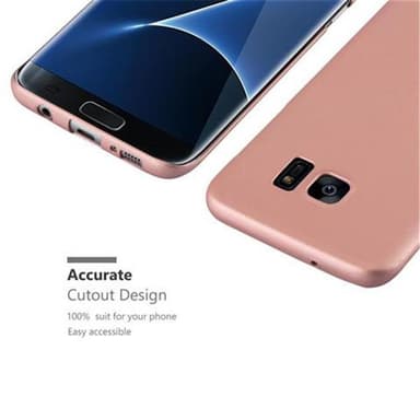 Deksel Samsung Galaxy S7 EDGE Case Cover (rosa)