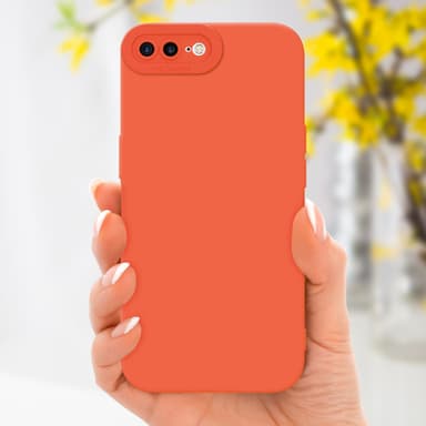 iPhone 7 PLUS / 7S PLUS / 8 PLUS Deksel case (oransje)