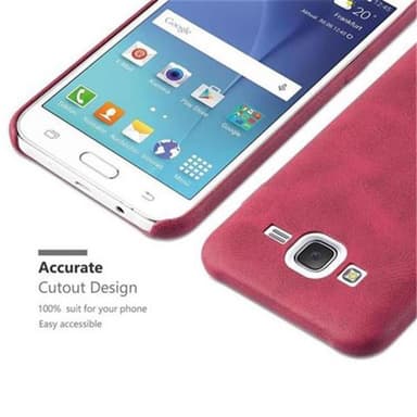 Samsung Galaxy J5 2015 Hardt Deksel Cover (rød)