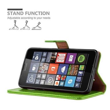 Nokia Lumia 640 lommebokdeksel etui (grønn)