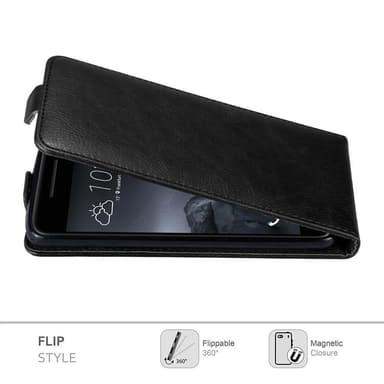 HTC ONE A9 deksel flip cover (svart)