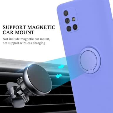 Deksel Samsung Galaxy A51 4G / M40s Ring Case (lilla)