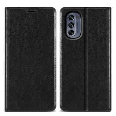 Motorola MOTO G62 5G lommebokdeksel case (svart)