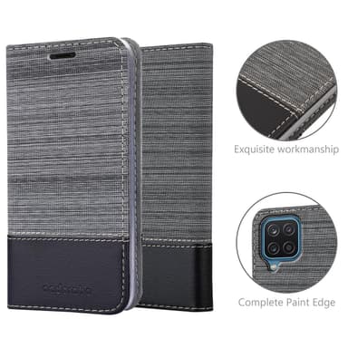 Samsung Galaxy A12 / M12 lommebokdeksel etui (grå)
