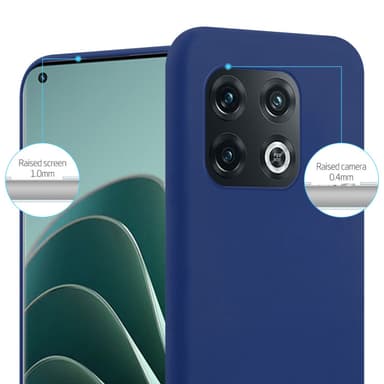 Deksel OnePlus 10 PRO 5G Silikon cover (blå)