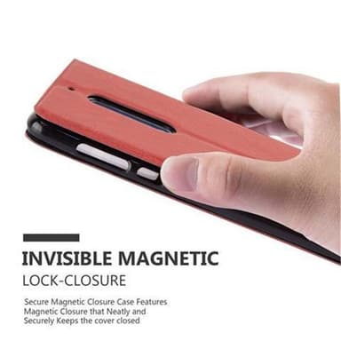 Nokia 5 2017 lommebokdeksel cover (rød)