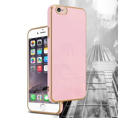 iPhone 6 / 6S silikondeksel case (rosa)