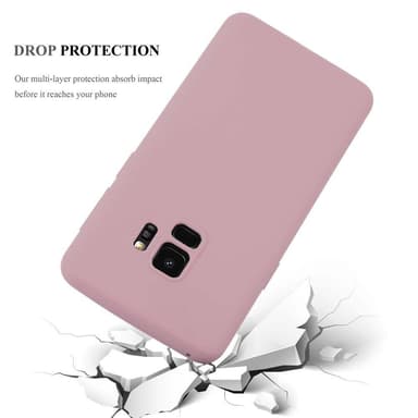 Deksel Samsung Galaxy S9 Silikon cover (rosa)