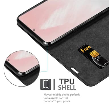 Samsung Galaxy NOTE 20 PLUS lommebokdeksel case (svart)