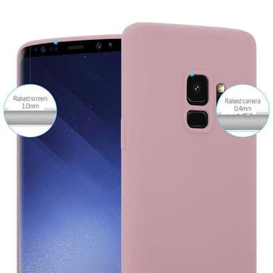 Deksel Samsung Galaxy S9 Silikon cover (rosa)