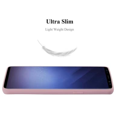 Deksel Samsung Galaxy S9 Silikon cover (rosa)