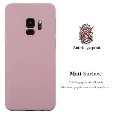 Deksel Samsung Galaxy S9 Silikon cover (rosa)