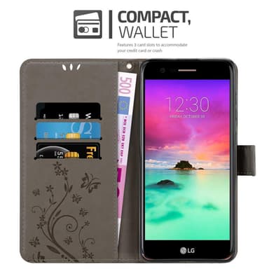 LG K10 2018 / K11 / K11 PLUS lommebokdeksel Blomster