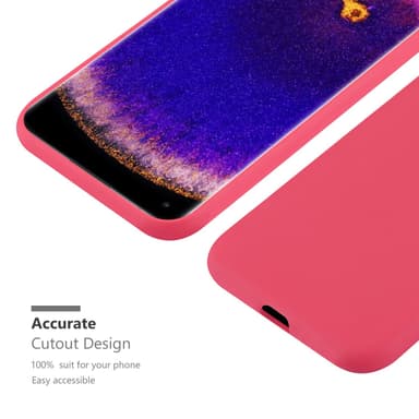 Deksel Oppo FIND X5 PRO Silikon cover (rød)