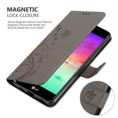 LG K10 2018 / K11 / K11 PLUS lommebokdeksel Blomster
