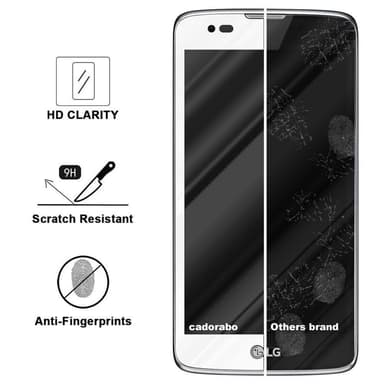 LG K8 2016 Skjermbeskytter Skärmskydd (hvit)