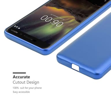 Deksel Nokia 6.1 Case Cover (blå)