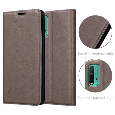 Xiaomi RedMi 9T / POCO M3 lommebokdeksel case (brun)