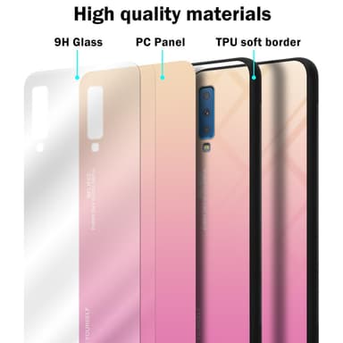 Deksel Samsung Galaxy A7 2018 Case Cover (svart)