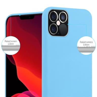 Deksel iPhone 12 PRO MAX Silikon cover (blå)