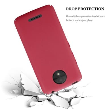 Motorola MOTO C PLUS Hardt Deksel Cover (rød)