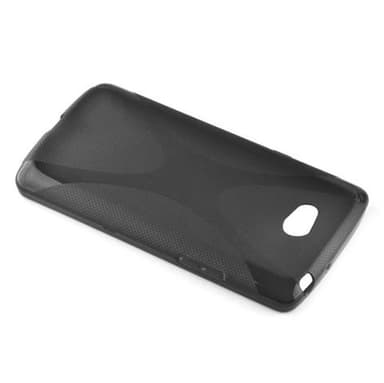 HTC Desire 600 Deksel Case Cover (svart)