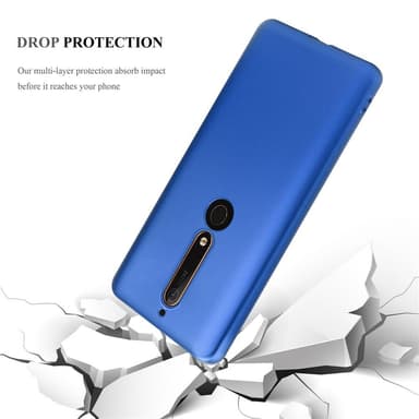 Deksel Nokia 6.1 Case Cover (blå)