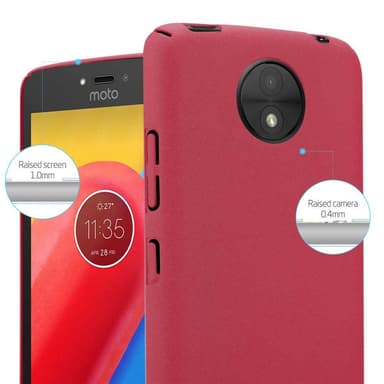 Motorola MOTO C PLUS Hardt Deksel Cover (rød)