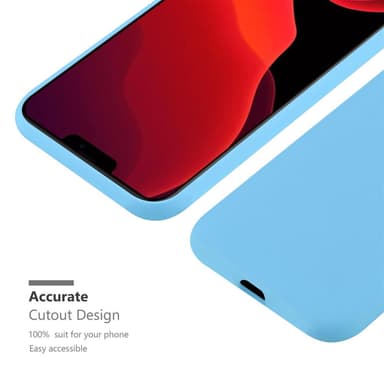 Deksel iPhone 12 PRO MAX Silikon cover (blå)