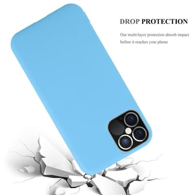 Deksel iPhone 12 PRO MAX Silikon cover (blå)