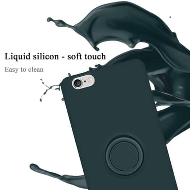 Deksel iPhone 6 / 6S Ring Case (grønn)