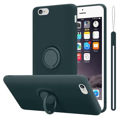 Deksel iPhone 6 / 6S Ring Case (grønn)