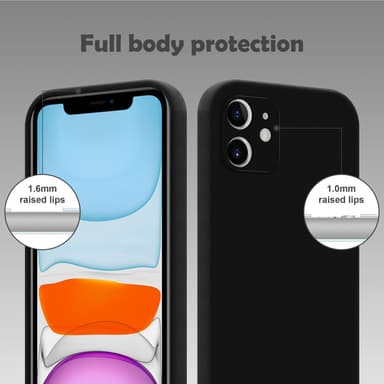 Deksel iPhone 11 case (svart)