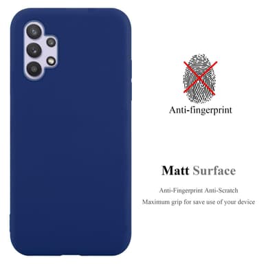 Deksel Samsung Galaxy A32 5G Silikon cover (blå)