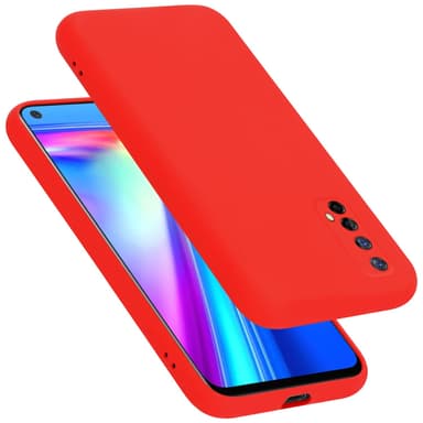 Realme 7 5G silikondeksel case (rød)